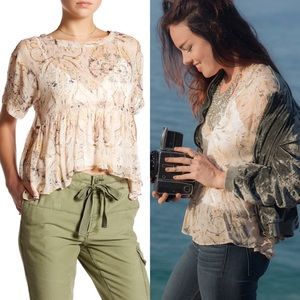 Free People Say You Will Paisley Festival Top